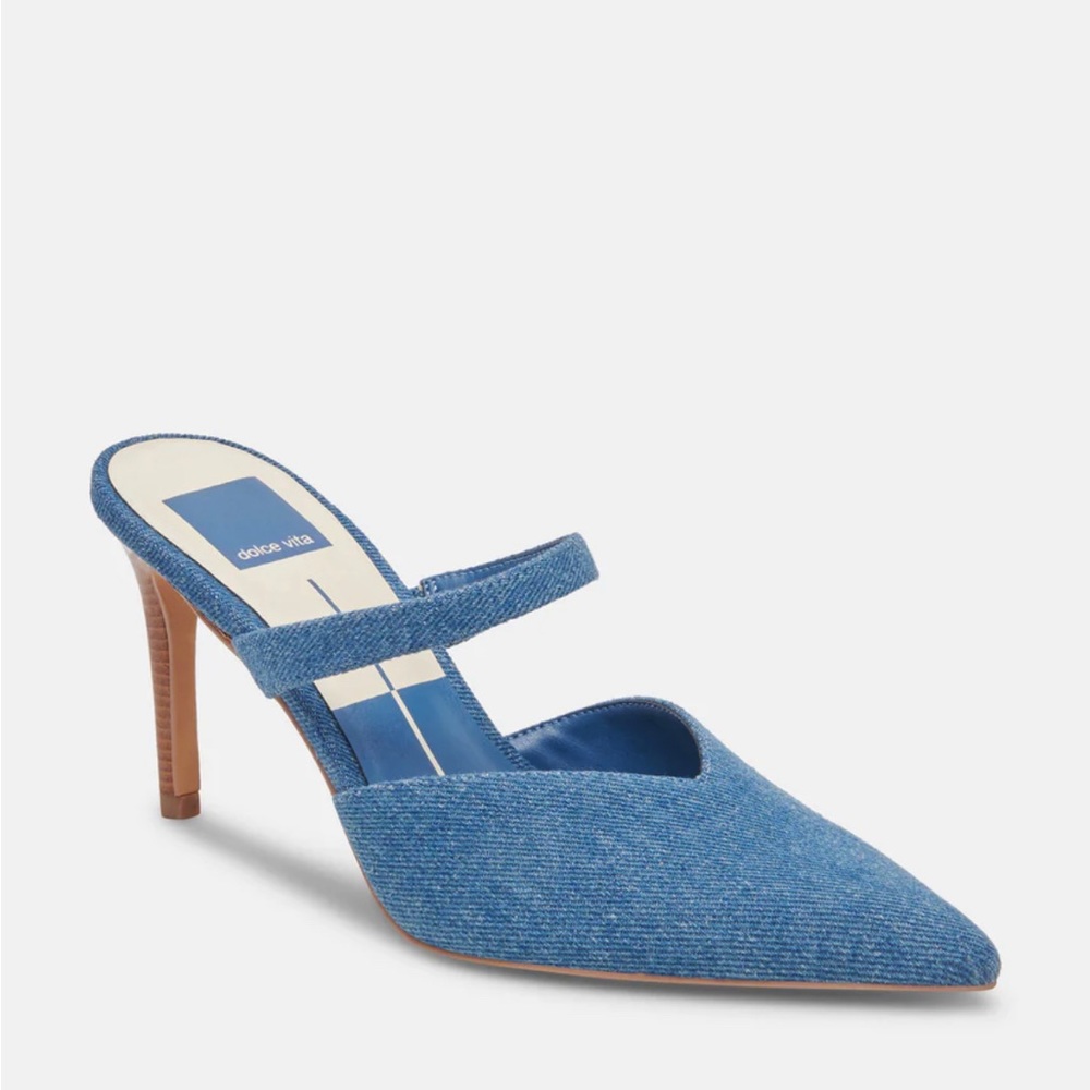 NEW Dolce Vita Kanika Blue Denim SZ 8.5